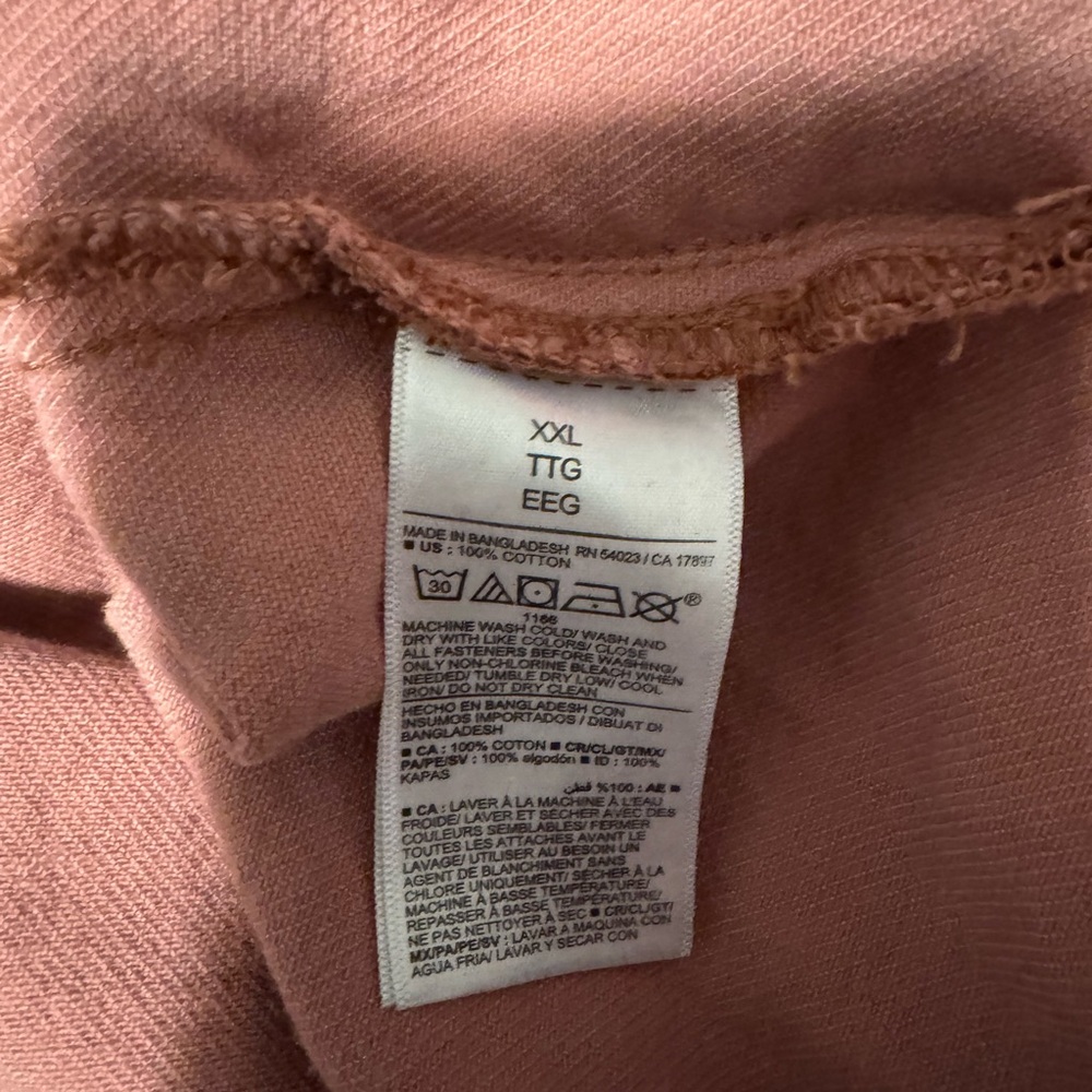 Dusty Rose Denim Oversized Jacket XXL - Picture 14 of 15